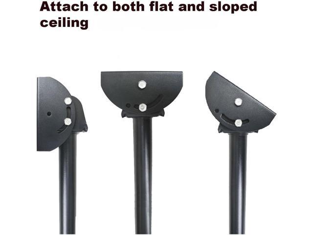 VideoSecu Adjustable Ceiling TV Mount Fits Most 26-55' LCD LED Plasma Monitor Flat Panel Screen Display with VESA 400x400 400x300 400x200 300x300...