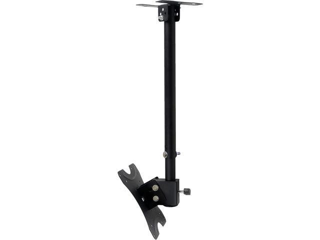 Adjustable Ceiling TV Mount Bracket Fits Most 14-42' LCD LED Plasma Monitor Flat Panel Screen Displays Tilt / 360°Swivel