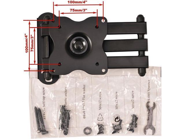 VideoSecu Articulating Arm Tilt TV Wall Mount for Seiki 19' 22' 24' 29' 32' 39' 42' SE20HY SC151FS SC191FS SE20HS02 LC22G82/SC211FS SC241FS/LC24G82...