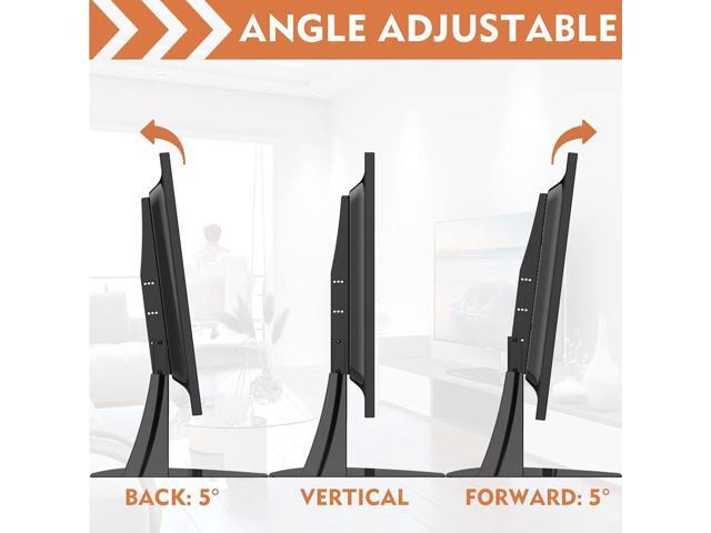 Hemudu Universal Table Top TV Stand Base TV Legs with Height Adjustment fits Most 27-55 Inch LCD LED Flat Screen TVs, Max VESA 800x400 mm, TV Feet...