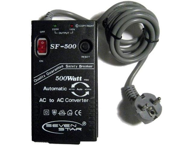 Seven Star SF500 500W 110v/220v 220v/110v Step Up/Down Automatic Transformer Adapter