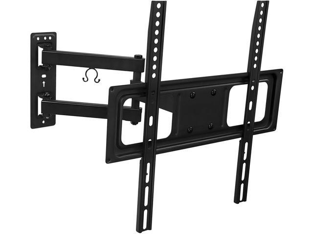 Mount-It! Full Motion TV Wall Mount Swivel, Tilting, Articulating Flat Screen TV Bracket for 26-55 Inch Arm Extension up to 17-Inch 77lb...