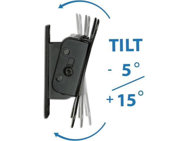 Mount-It! Small TV Monitor Wall Mount Quick Release Fits 13-32 Inch LCD/LED Screen Max 33 Lbs Slim Tilting Design Easy Installation