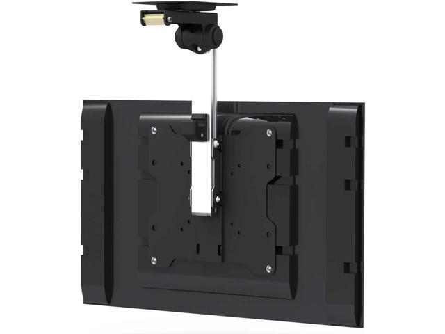 InstallerParts Folding TV Ceiling Mount - for 17 to 37 inch Flat Screen Display and Monitor of up to 44 Pounds, Adjustable Flip Down and Swivel...