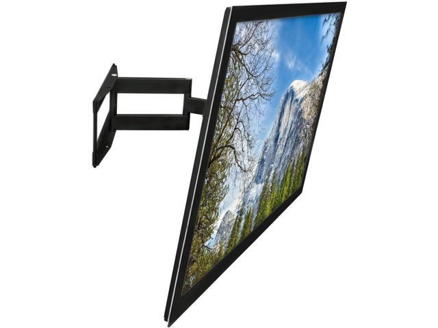 Mount-It! Full Motion TV Wall Mount with 17.3' Extending Swivel Arm VESA Compatible 400x400 and 600x400, Fits 32 35 40 45 50 55 60 65 Inch 110...