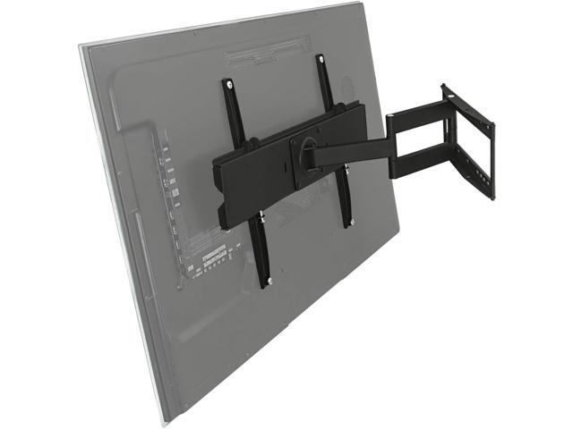 Mount-It! Full Motion TV Wall Mount with 17.3' Extending Swivel Arm VESA Compatible 400x400 and 600x400, Fits 32 35 40 45 50 55 60 65 Inch 110...