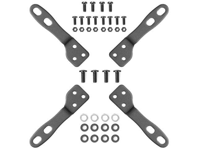 Mount-It! VESA Mount Adapter Kit TV Wall Mount Bracket Adapter Converts 75x75 and 100x100 mm Patterns to 200x100 and 200x200 mm Fits Most 23...