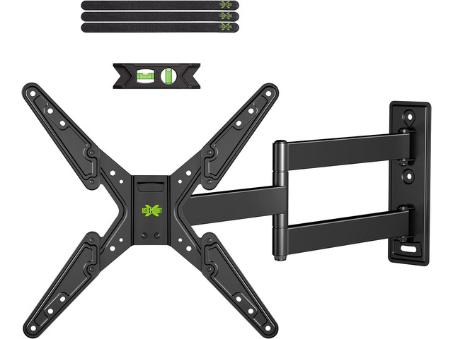 USX MOUNT Full Motion TV Wall Mount Fits for Most 26-55 Inch TVs 24' Extension Arm with Swivel Articulating Arm Rotation & Tilt, Corner Center...