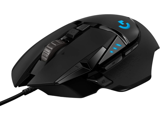 G502 HERO High Performance Wired Gaming Mouse, HERO 25K Sensor, 25,600 DPI, RGB,