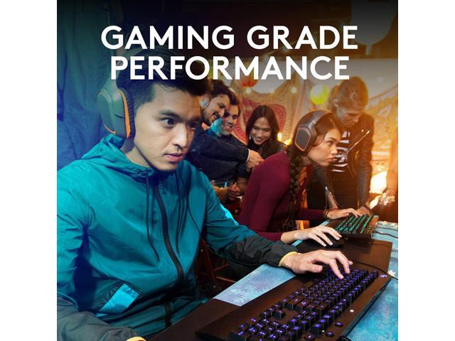 G213 Prodigy Gaming Keyboard, LIGHTSYNC RGB Backlit Keys, Spill-Resistant, Customizable Keys, Dedicated Multi-Media Keys Black