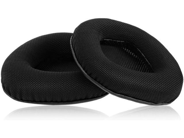 Replacement Memory Foam & Mesh Fabric Ear Cushion Pads Cover for Corsair Void & Corsair Void PRO RGB Wired/Wireless Gaming Headset ONLY (Black)