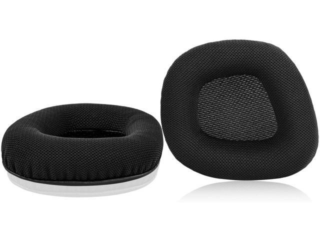 Replacement Memory Foam & Mesh Fabric Ear Cushion Pads Cover for Corsair Void & Corsair Void PRO RGB Wired/Wireless Gaming Headset ONLY (Black)