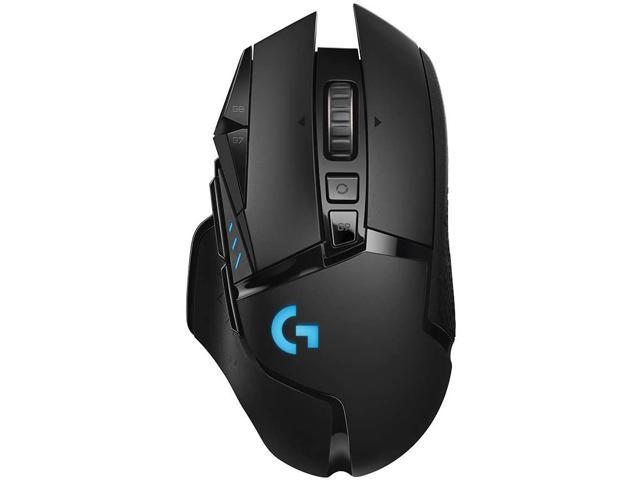 Logitech G502 LIGHTSPEED Wireless Gaming Mouse with HERO 16K Sensor, PowerPlay Compatible, Tunable Weights and Lightsync RGB - Black
