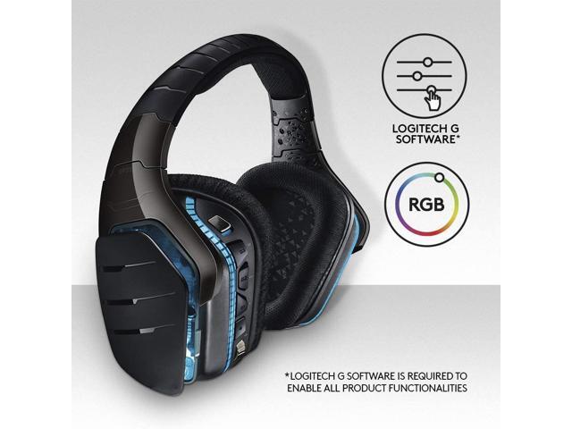 Logitech Wireless 7.1 LIGHTSYNC Gaming Headset G933S (Black)