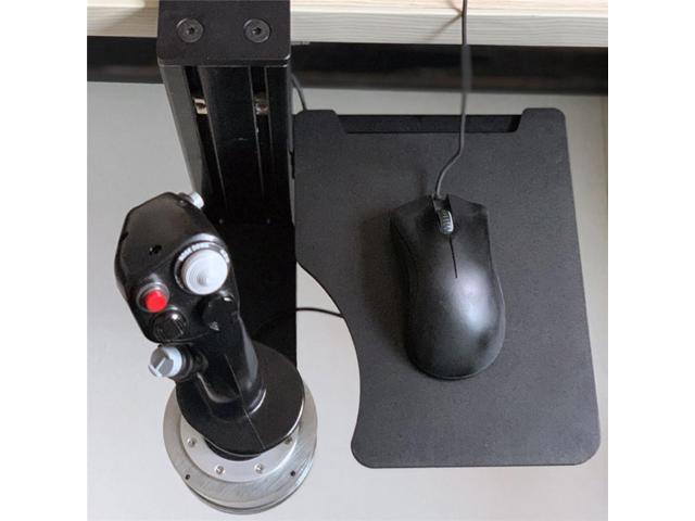 For THRUSTMASTER Hotas X56 VKB Flight Simulator Joystick Keyboard Mouse Tray Metal Left/ Right Desk Mount Bracket Holder