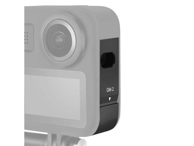 Metal Camera Cover With Charging Port for Gopro Max Action Camera Housing Side Cover Case for Gopro Max Accessories