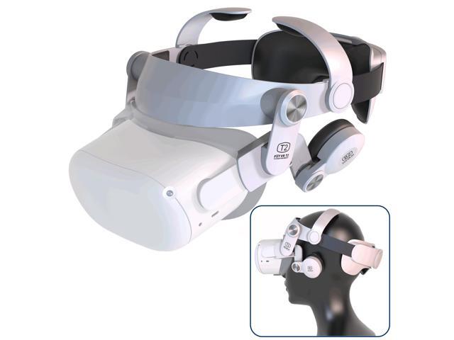 Oculus Quest 2 Head Strap and Sound earmuffs, Adjustable Elite Strap and A Enhancing Sound Solution for Oculus Quest 2, Enhanced Support and Reduce...