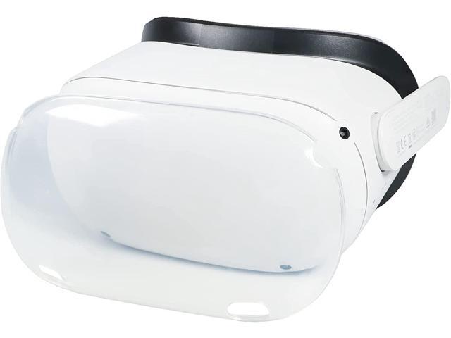 METORY Transparent Front Protective VR Scratch-Resistant Shell,Cover for Oculus Quest 2 - Protects Cameras, Protector Accessories...