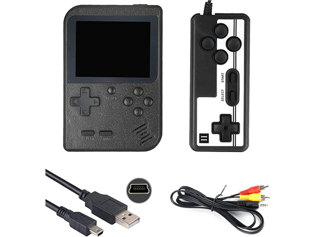 Handheld Game Console, Portable Retro Video Game Console with 500 Classical FC Games, 3.0-Inches Color Screen, 1020mAh Rechargeable Battery Support...