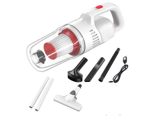 4 in 1 Cordless Stick Vacuum Cleaner Handheld Wet Dry For Home Car Carpet Floor & Pillows Quilts mite removal White Not with Mite Removcal