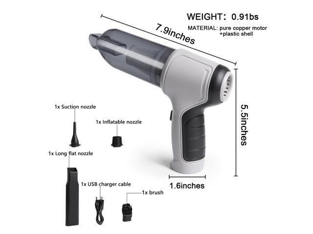 9000Pa 3 In 1 Wireless Vacuum Cleaner Cordless Handheld Vacuum for Auto Car Home