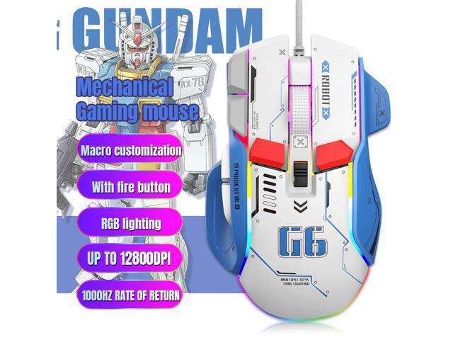 RGB Gaming Mouse Backlit Wired Ergonomic 10 Button Programmable Mouse,UP to 12800 DPI, RGB,10 Programmable Buttons