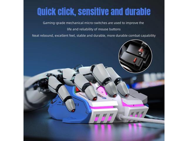 RGB Gaming Mouse Backlit Wired Ergonomic 10 Button Programmable Mouse,UP to 12800 DPI, RGB,10 Programmable Buttons