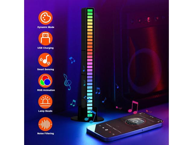 Smart Light Bars, RGB IC Smart LED Lights 32 lamp Beads ARM chip with Various Scene Modes and Music Modes, Bluetooth Color Light Bar, With APP(2PCS)