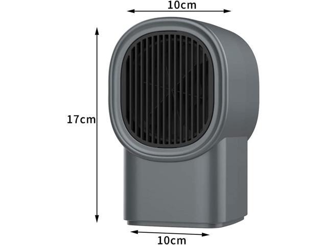 Mini Heater, Heaters for Home Low Energy, Fast Heating Ceramic Electric Heater, 500W Space Winter Small Heaters for Indoor, Office, Garage, Desktop