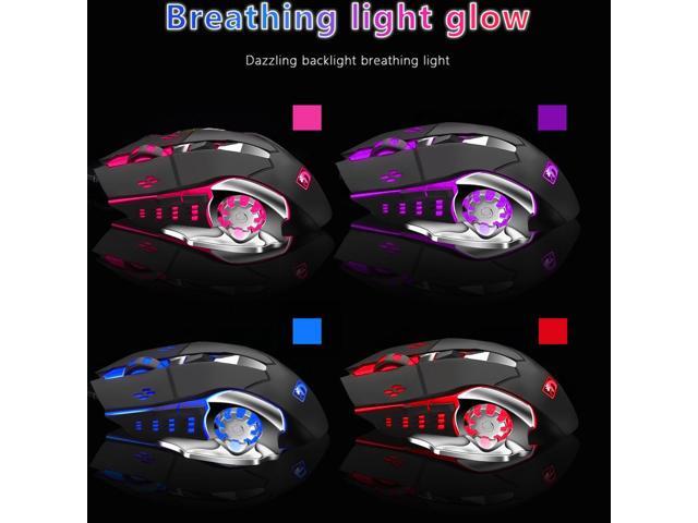 TROPRO GTX300 RGB Gaming Keyboard and Colorful Mouse Combo, USB Wired LED Backlight Gaming Mouse and Keyboard for Laptop PC Computer Gaming and...