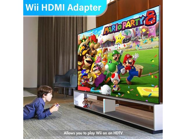4 in 1 Wii Replacement Cables Set, PORTHOLIC Wii AC Power Adapter + Wii to hdmi Converter+ Wired Motion Sensor Bar and Composite Audio Video Cable...
