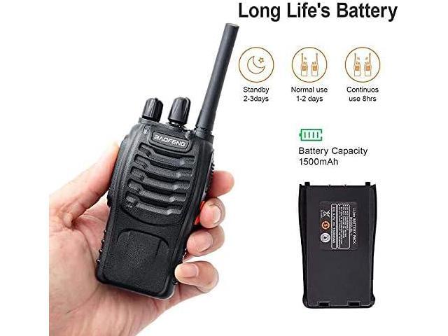 Walkie talkie 2 way radio long range,16 Channel Portable walkie talky adult,rechargeable walkie talkies long distance Handheld Transceiver with LED...