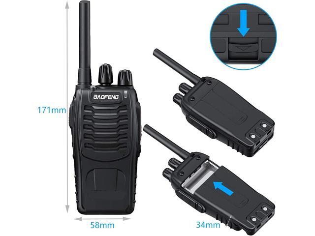 Walkie talkie 2 way radio long range,16 Channel Portable walkie talky adult,rechargeable walkie talkies long distance Handheld Transceiver with LED...