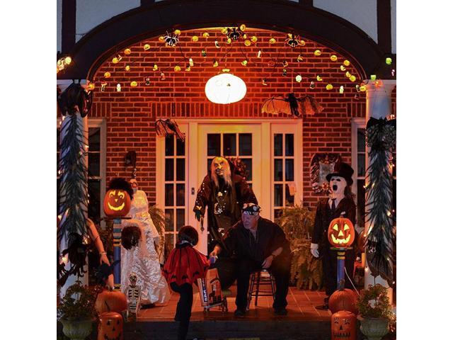 Christmas Halloween Garland, Pine Garland 9ft Artificial Black Garland Realistic PE Decorative for Halloween Christmas Front Door Wall Mantel...