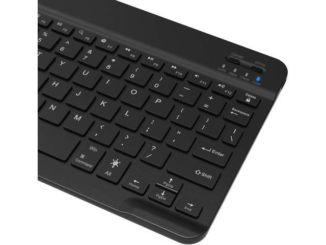 Arteck Universal Backlit 7-Colors Ultra Light Slim Portable Wireless Bluetooth 3.0 Keyboard for iOS iPad Pro, Air, Mini, Android, Windows Tablets...