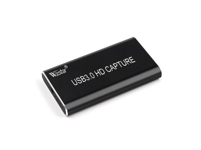 USB Video Capture Card Grabber HD to Type-C/USB C/USB 3.0 1080P 60fps Game Adapter with HDMI Loop Output for Windows Linux Os X