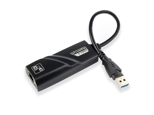 USB 3.0 to RJ45 Gigabit Ethernet LAN USB Network, 10/100/1000 Mbps USB to Ethernet Network Adapter For PC Laptop windows