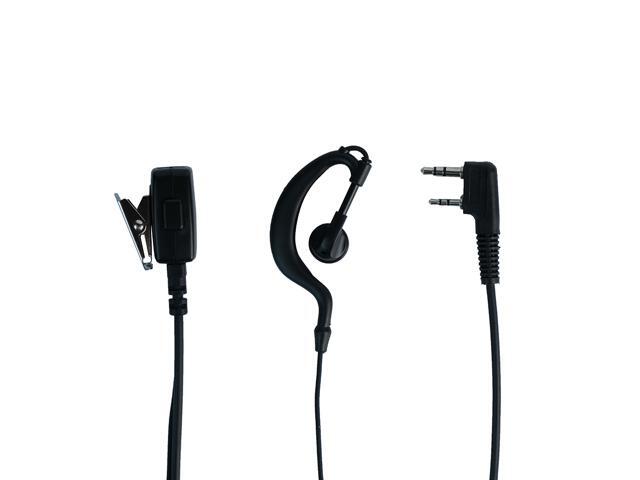 G Shape Earpiece Headset for BaoFeng Kenwood WouXun PuXing Linton Two Way Radio Walkie Talkie UV-5R BF-888s uv-82hp tk 3230 (10 Packs)