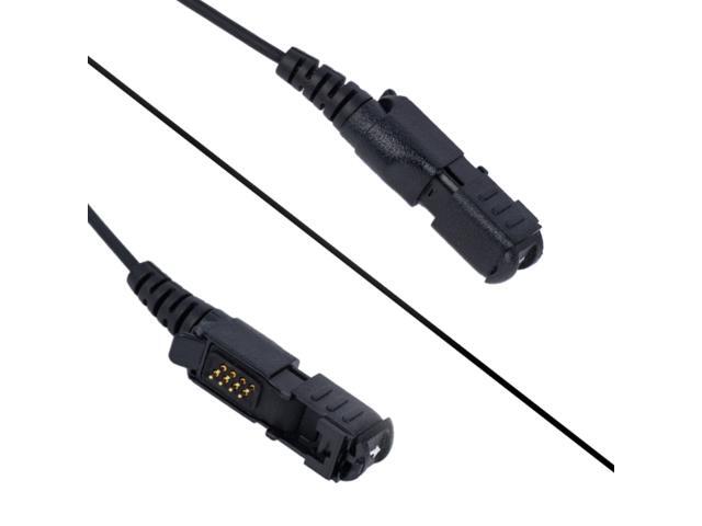Motorola Xpr 3500e Earpiece,Klykon G Shape Ear Piece Headset with Mic PTT for Motorola 2 Way Radio Walkie Talkie Xpr3300e Xpr3500 Xpr3300(5 PACK)