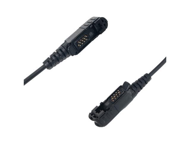 Speaker Mic Shoulder Handheld Mic Microphone with Kevlar Reinforced Cable for Motorola 2 Way Radio XPR3300e XPR3500e XPR3500 XPR6550 Walkie Talkie