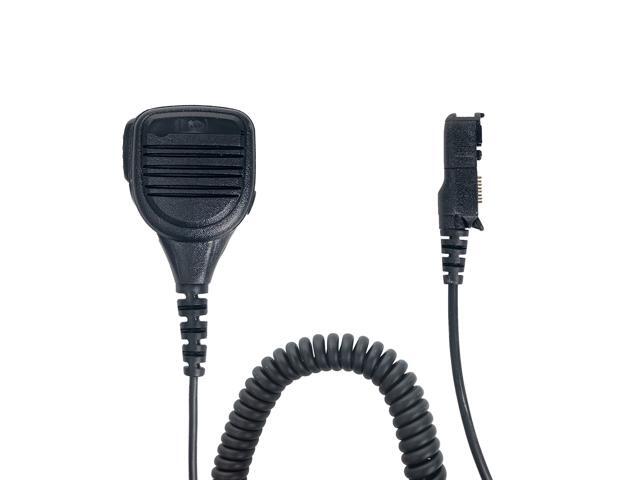 Speaker Mic Shoulder Handheld Mic Microphone with Kevlar Reinforced Cable for Motorola 2 Way Radio XPR3300e XPR3500e XPR3500 XPR6550 Walkie Talkie