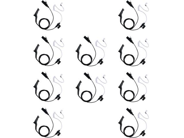 TDYU 2 Wire Surveillance Kit Eeapiece Headset with PTT Mic for Motorola MTP850 XPR 6350 6550 7380 7350 7550 7580 APX 6000 4000 8000 7000 XiR-P8200...