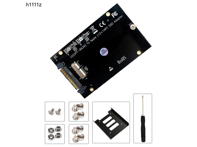 Adapter SSD M2 PCIe to SFF-8639 U.2 Adapter 3.5 SSD Bracket for MacBook Air Pro Retina 2013 2014 2015 2016 2017 12+16pin M2 SSD Adapter SSD M2 PCIe to SFF-8639 U.2 Adapter 3.5 SSD Bracket for MacBook Air Pro Retina 2013 2014 2015 2016 2017 12+16pin M2 SSD