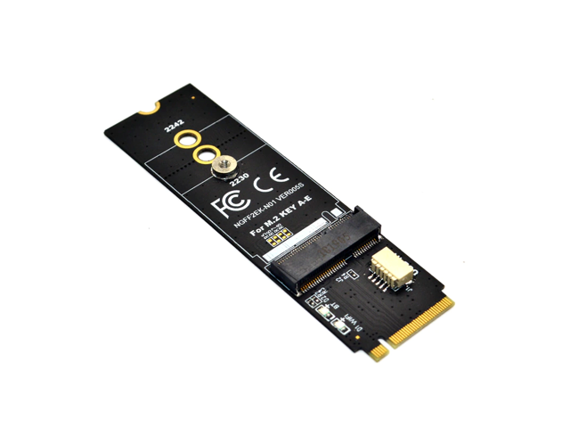 M.2 KEY-M to KEY A-E/E Adapter Riser Card for M.2 NGFF PCIE Protocol Wireless Network Card Module Support 2230 2242 size M2 Card