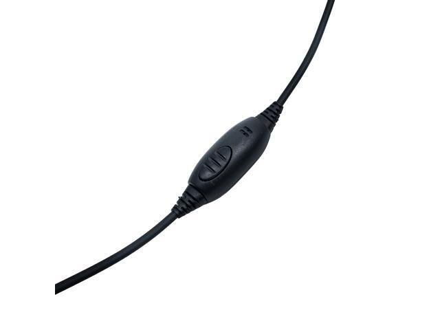 Walkie Talkie Earpiece Noise Cancelling Headphone Overhead Headset for Kenwood HYT Puxing Wouxun Baofeng uv-5r bf888s tk3300 Lt-2288 Lt-3107...