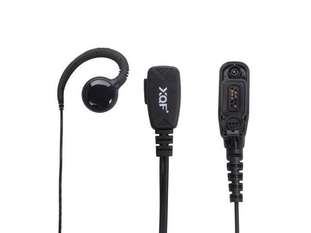 C Shape Swivel Earpiece Headset Mic PTT for Motorola MTP850 XPR 6550 7380 7350 7580 APX 6000 4000 8000 XiR-P8200 XiR-P8268 Walkie Talkie 2 Way Radio