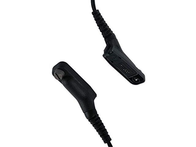 2 Wire Surveillance Kit Eeapiece Headset with One Pair Medium Earmolds for Motorola 2 Way Radio XPR7580 XPR6550 XPR 7380 APX6000 APX4000 XPR7350...