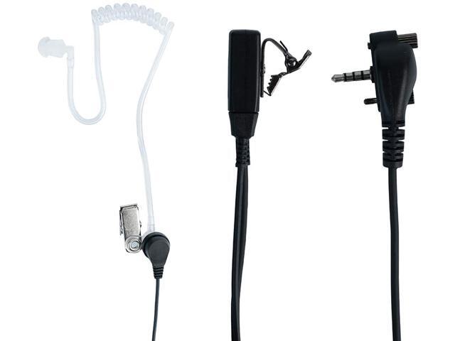 Covert Acoustic Tube Bodyguard Earpiece Headset with Mic for Yaesu Vertex Radio VX-231,VX-351