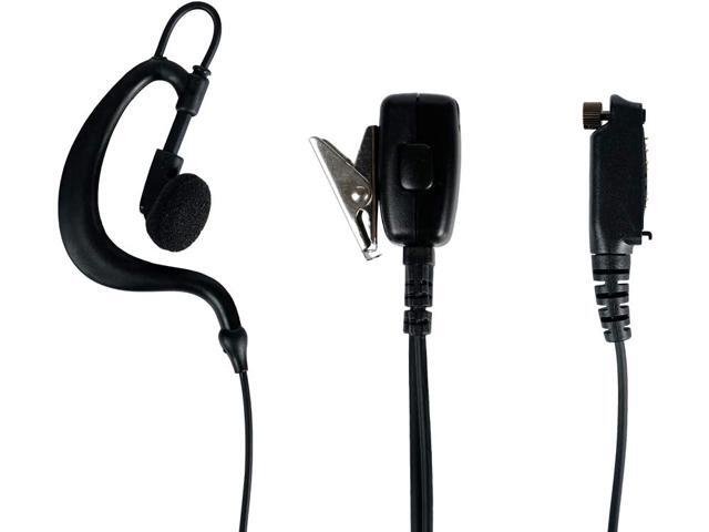 G Shape Headset Earpiece with PTT Mic for Sepura STP8000 STP8030 STP8035 STP8038 Two Way Radio Walkie Talkie