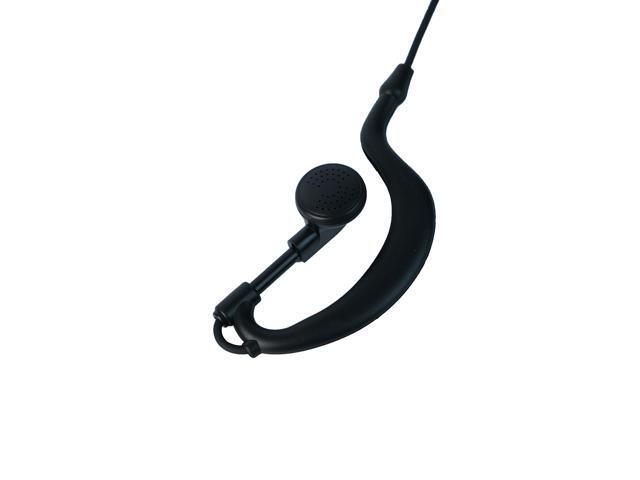 G Shape Earpiece Headset with PTT Mic Compatible with Baofeng UV-5R BF-888S BF-F8HP BF-F9 UV-82 UV-82HP UV-82C TK-2107 TK-3107 Kenwood Walkie...